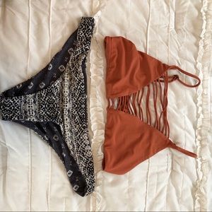 Two piece swim suit